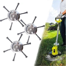 Universal Steel Wire Trimmer Head - 2025 New String - Grass Head, 6 3Pcs-B