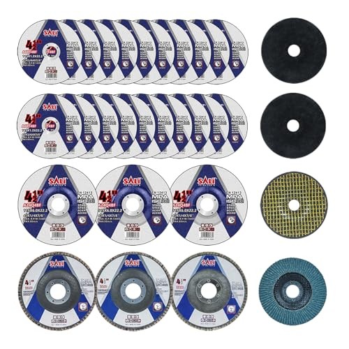 pcs Grinding & Cutting Wheels 4.5" Set,Angle Grinder Wheel Set,20pcs Cut Off 26