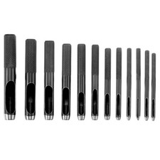 12PCS Leather Hollow Hole Punch Set 110mm for Belt Watch Band Gasket Crafting