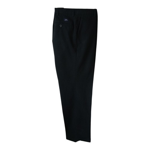 Dockers Herren Chino Hose Gr. 40 × 32 schwarz flache Vorderseite klassische Passform gerades Bein