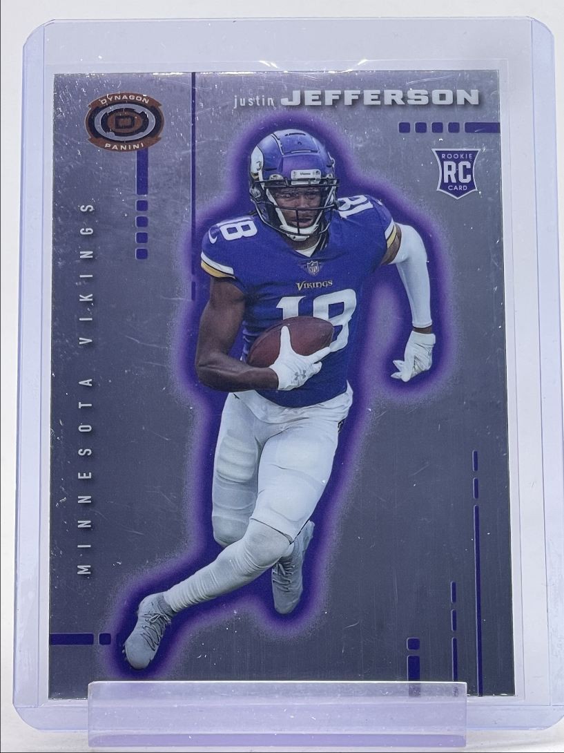 JUSTIN JEFFERSON 2020 CHRONICLES DYNAGON ROOKIE MINNESOTA VIKINGS RC Q3152
