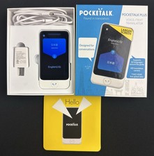 Pocketalk Plus-Real Time, Two-Way Voice  Camera 82 Language Translator, No Sim