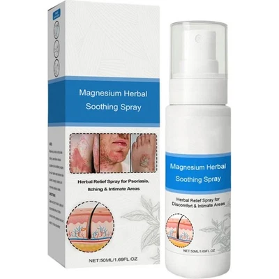 Magnesium Kräuter Psori Spray, Magnesium Kräuter Hautspray 50ml YDK -