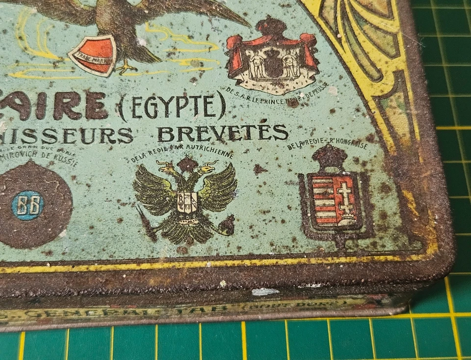 Dimitrino & Co., 100 Cigarettes "Generalstab", Blechdose, 1905. Seltene! - Bild 3 von 4