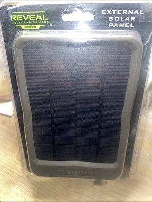 Tactacam External Solar Panel for Cellular Security Camera For Reveal Model x xB