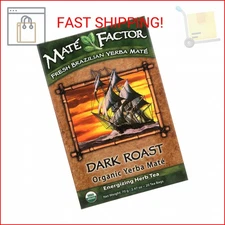 The Mate Factor Organic Yerba Mate Dark Roast - 20 Tea Bags