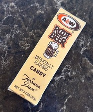 Vintage Ferrara Pan A & W ROOT BEER 1990's Candy Box - RARE ADVERTISING BOX!