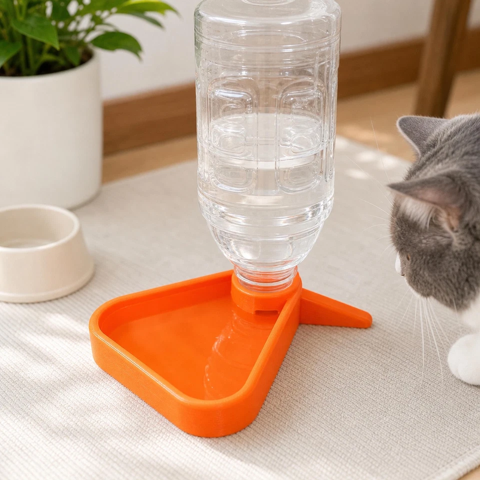 Wasserspender für Katze & Hund – Schwerkraft-Wassernapf PETG - Bild 3 von 4