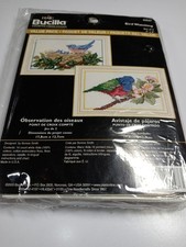 Bucilla Counted Cross Stitch Set of 2 Bird Watching 43547 NEW