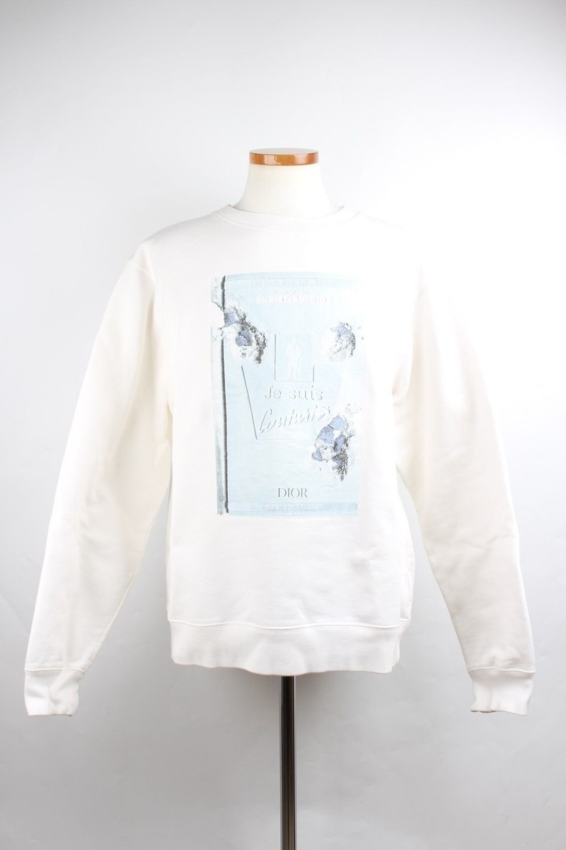 DIOR × DANIEL ARSHAM トレーナー DIOR SS20 Daniel Arsham Faded Cd 3D Basketball Print Cotton