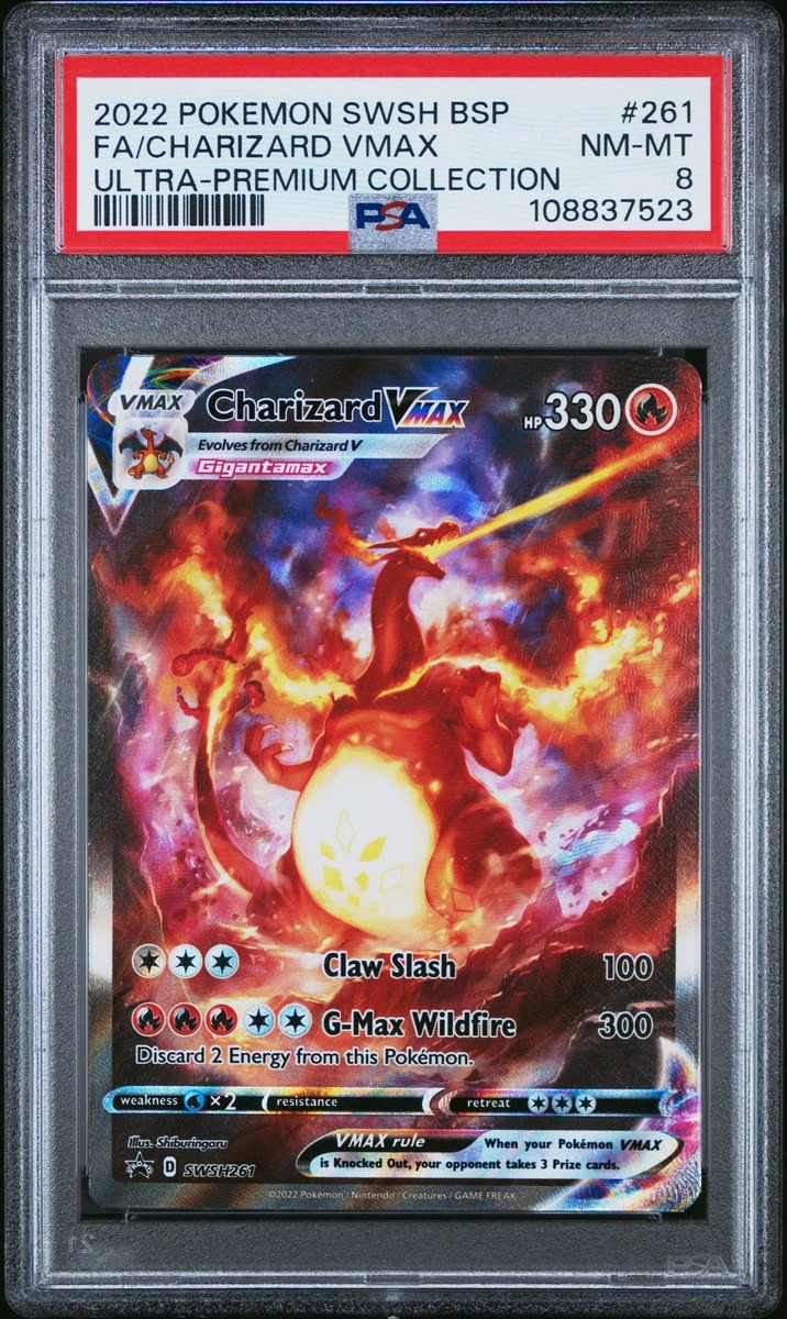 2022 POKEMON SWSH BLACK STAR PROMO #261 FULL ART/CHARIZARD VMAX