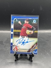 2019 Bowman Chrome Ryne Nelson 1st Bowman On Card Auto Autograph Blue #22/150