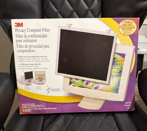 3M PF400XLB Privacy Filter – New / in Box (Fits 19–20" LCD Displays)