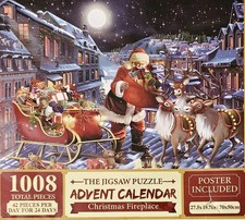 Advent Calendar Christmas Jigsaw Puzzle - 1008 Pieces / 42 pcs Per Day - Sealed