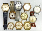 Lot  Vintage Timex Mens Watches Mechanical Hand Wind Automatic Parts Fix 2