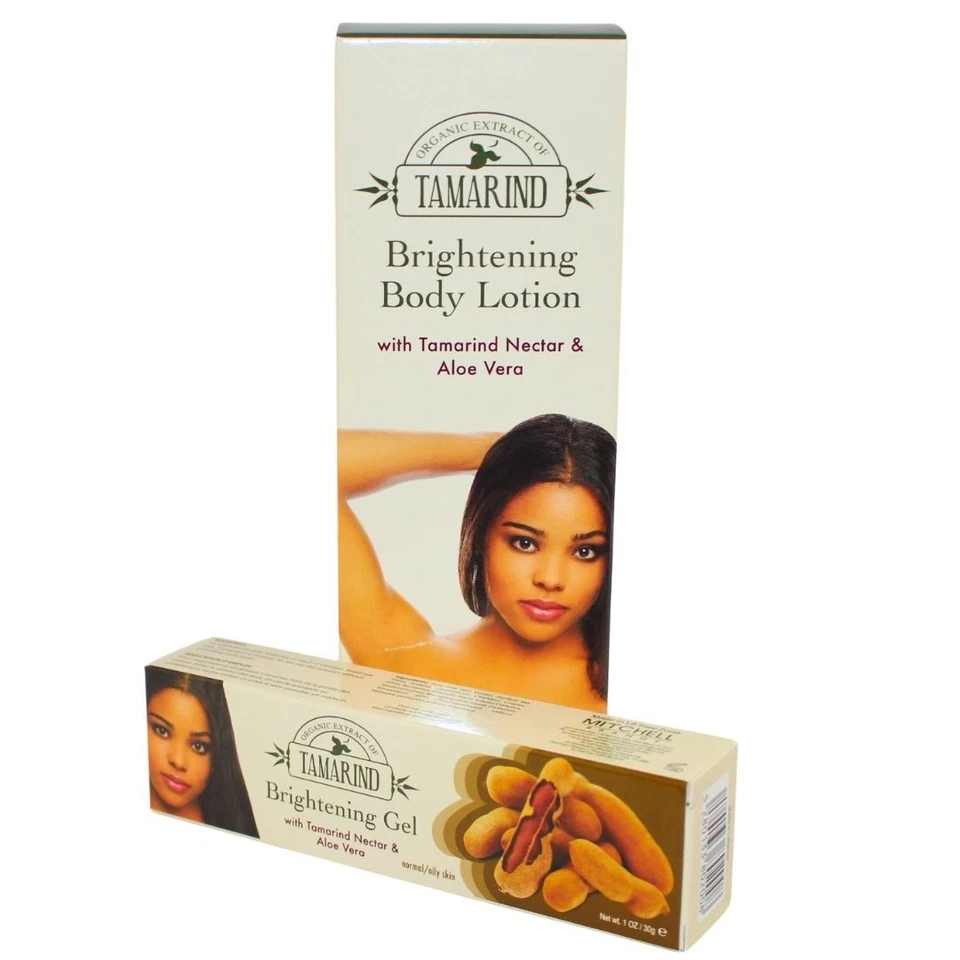 Set de loción corporal y gel de tamarindo de esencia orgánica con néctar de tamarindo y aloe vera Foto 2 de 2