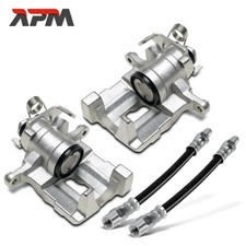 2x Bremssattel + 2x Bremsschlauch Hinten L+R für VW Transporter IV T4 70_ 7D_