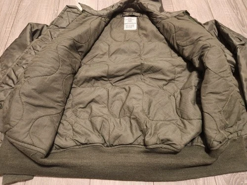 Valley Apparel US Navy Green Flight Jacket 45/P Cold Weather Sz S Fire Resistant image 7