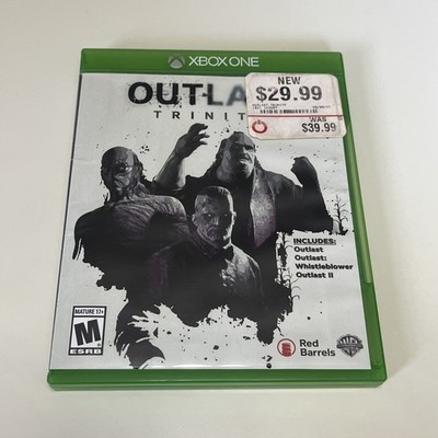 Outlast Trinity Microsoft Xbox One 2017 DISC 1 ONLY Outlast & Whistleblower