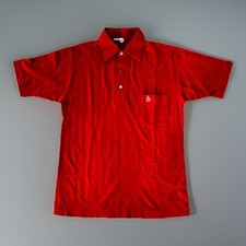 Vintage 70  s Grand Slam Munsingwear Polo Penguin Red Cotton Pique Shirt M