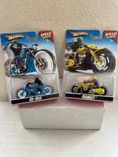 Hot Wheels Lot 2x Speed Cycles Go-Mad / Madfast E73.