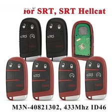 433MHz ID46 M3N Remote Car Key Fob for Dodge Challenger Charger SRT Hellcat