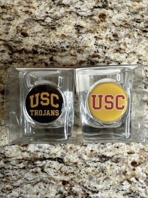 USC Trojans Square Glass Shot Glass Set