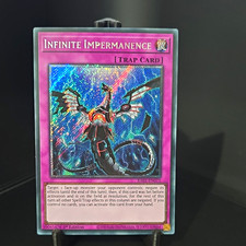 Konami Yu-Gi-Oh! TCG Infinite Impermanence RA01-EN075 1st Ed Secret Foil