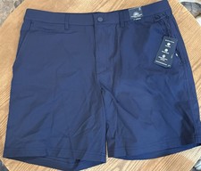 Men's Size 38 7" Inseam Vintage Summer Shorts Blue - A0196