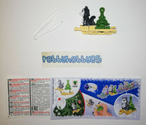 VV267 Lupo + Bpz ( Eac 10.2019) Kinder surprise Italie Noël 2020 Porta-Doni - Picture 1 of 1