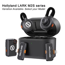 Hollyland Lark M2S Combo Wireless Lavalier Microphone for iPhone/Camera/Android