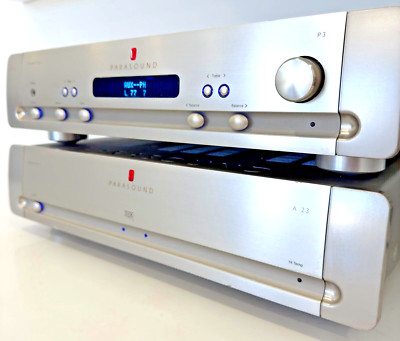Parasound Power Amplifier Halo A 23 Preamp P3 Stereo & Mono THX Ultra2