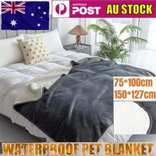 Pet Bed Protects Couch Bed From Spills Premium Dog Blanket Waterproof Reversible