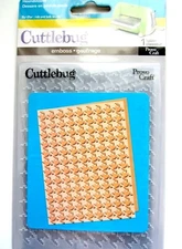 Houndstooth Cuttlebug Universal Embossing Folder 37-1167 NEW!
