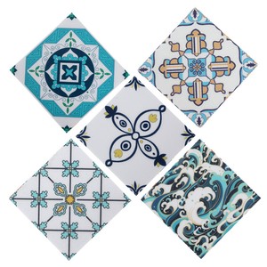 5 X Adhesif Ceramique Carrelage Autocollant Cuisine Sol Mur Impermeable Ebay