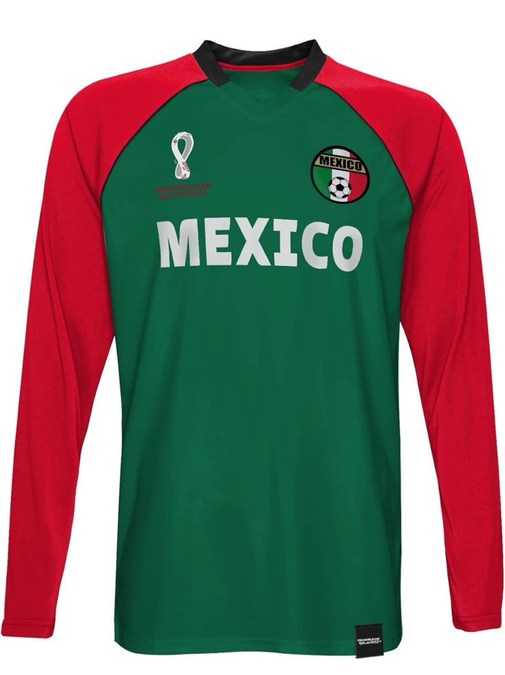 Mexico Large Outerstuff Men's FIFA World Cup Classic Third Long Sleeve Jersey