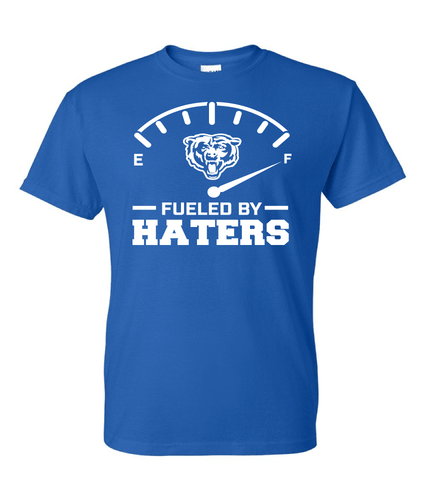 Chicago Bears Fueled By Haters T-Shirt Bears Sizes (S-5XL) & Youth Kids - Picture 12 of 12