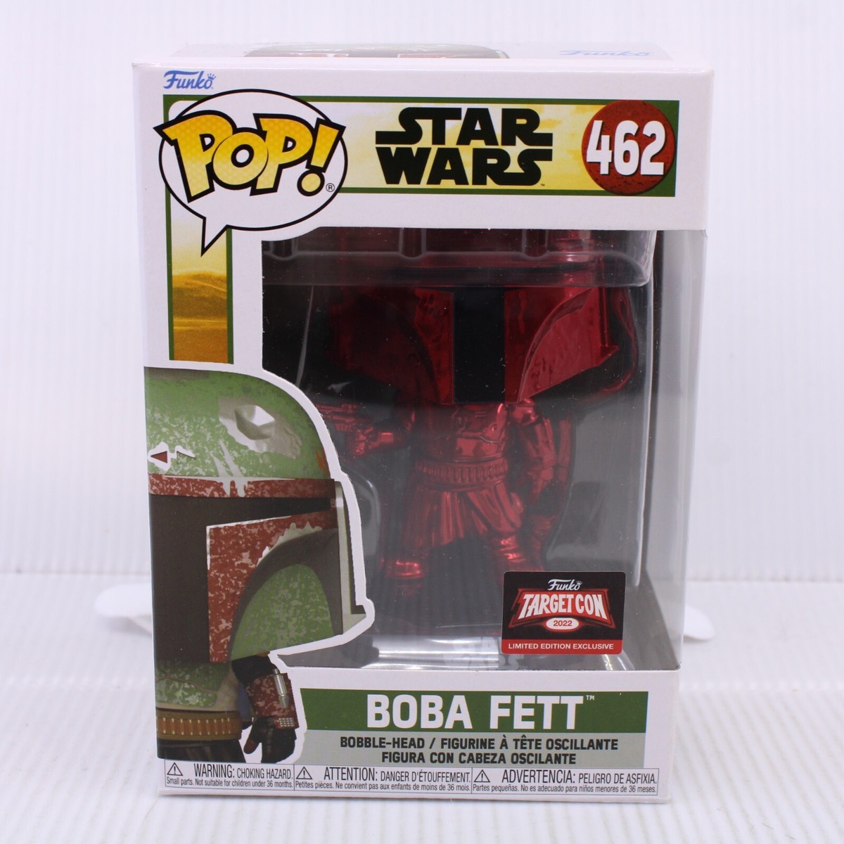 G3 Funko Pop Star Wars BOBA FETT Targetcon Exclusive Vinyl Figure 462
