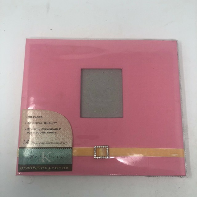 Recollections Pink Cloth Scrapbook Album Photo Book CD Pocket 30 Pgs 8