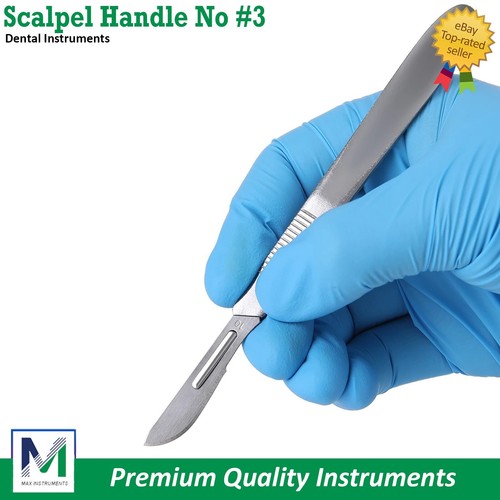 Dental Scalpel Handle Stainless Steel Knife Blade holder Surgical Instruments #3 - Picture 5 of 5