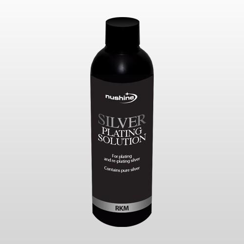NUSHINE SILVER PLATING SOLUTION -PLATE YOUR CUPS AND GOBLETS - 100ml plating - Picture 1 of 4
