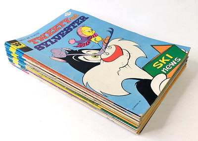 18x Tweety Sylvester Bugs Daffy Porky Road Runner Whitman Comics 1970s Lot