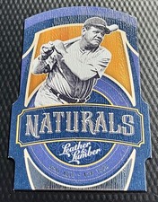 2019 Panini Leather & Lumber Babe Ruth Yankees Naturals Die Cut #10