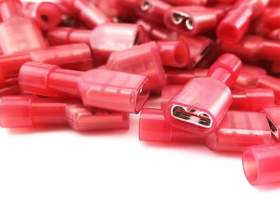 Paquete De 200 22-18 Ga Vinilo Aislado Bullet Conectores 100 PCS