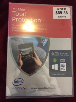 *MCAFEE 2016 Total Protection Unlimited Devices PC/Mac Brand New FACTORY SEAL*