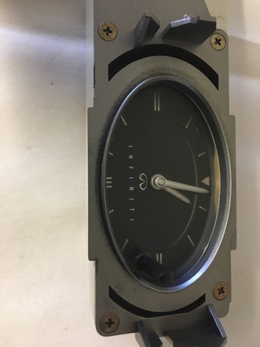 03-04 Infiniti G35 Coupe center dashboard clock OEM 20046N - Picture 5 of 12