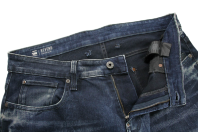 G-STAR Revend Super Slim Jeans Men's W34/L36 Zip Fly Faded Stretch