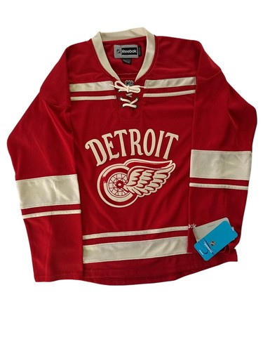 DETROIT RED WINGS Official Reebok Womens Vintage NHL Hockey Jersey Medium NWTags