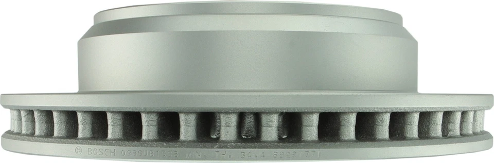 Rotor de freno de disco trasero Bosch QuietCast 6,0 L para Ford E-450 Super Duty 2009-2010 Foto 4 de 4