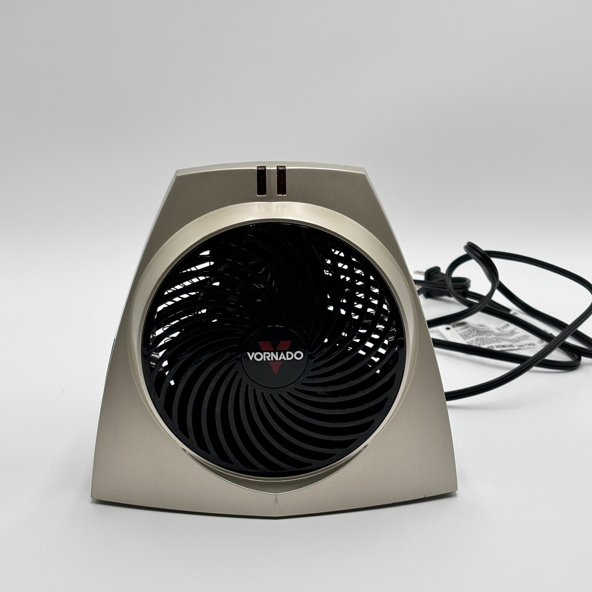Vornado VH203 Personal Space Fan Electric Heater Gold Black